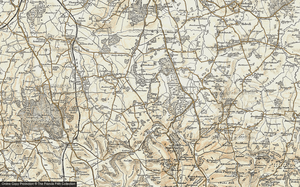 Old Maps of Hermitage Francis Frith