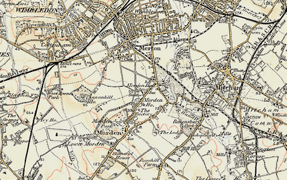 Morden Photos Maps Books Memories Francis Frith   Map Of Morden Rnc783649 Index Map 