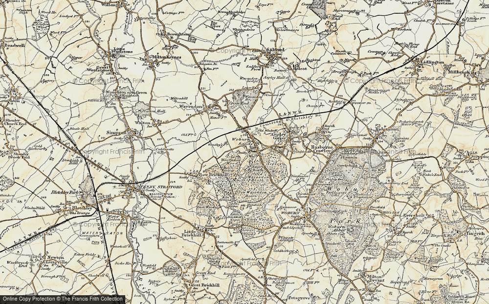 Old Maps of Woburn Sands - Francis Frith