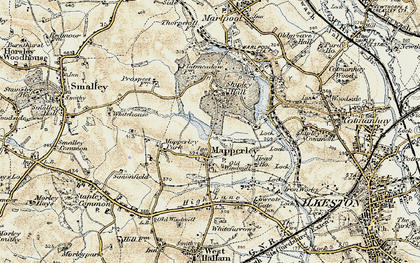Old map of Mapperley in 1902-1903