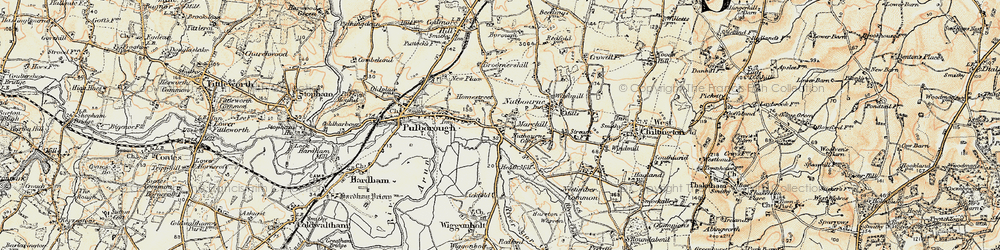 Old map of Lickfold in 1897-1900