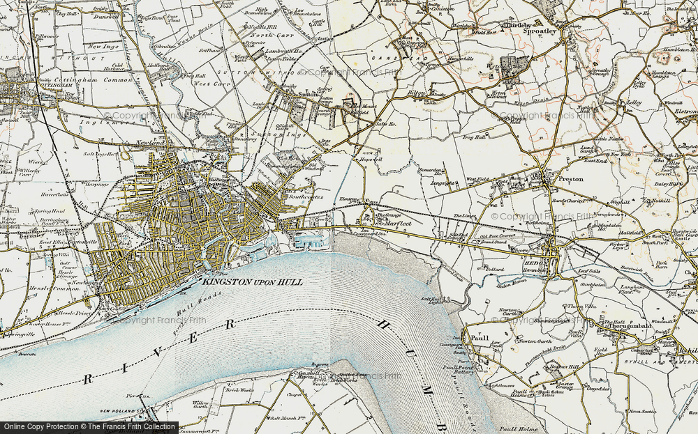 Old Map of Marfleet, 1903-1908 in 1903-1908