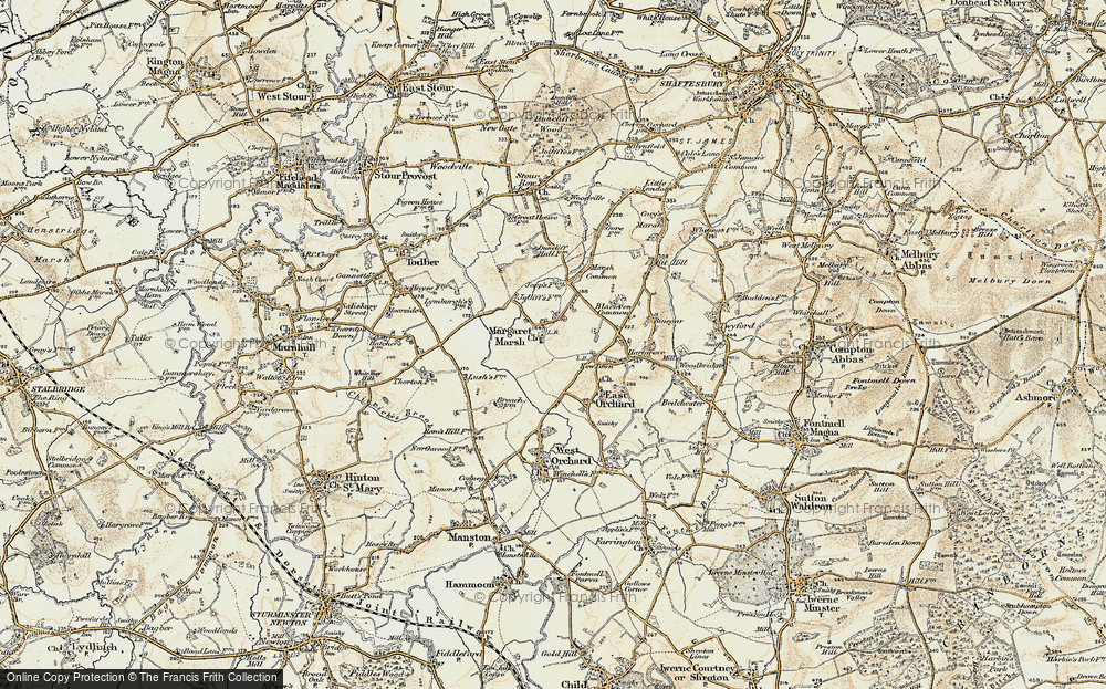 Old Map of Margaret Marsh, 1897-1909 in 1897-1909