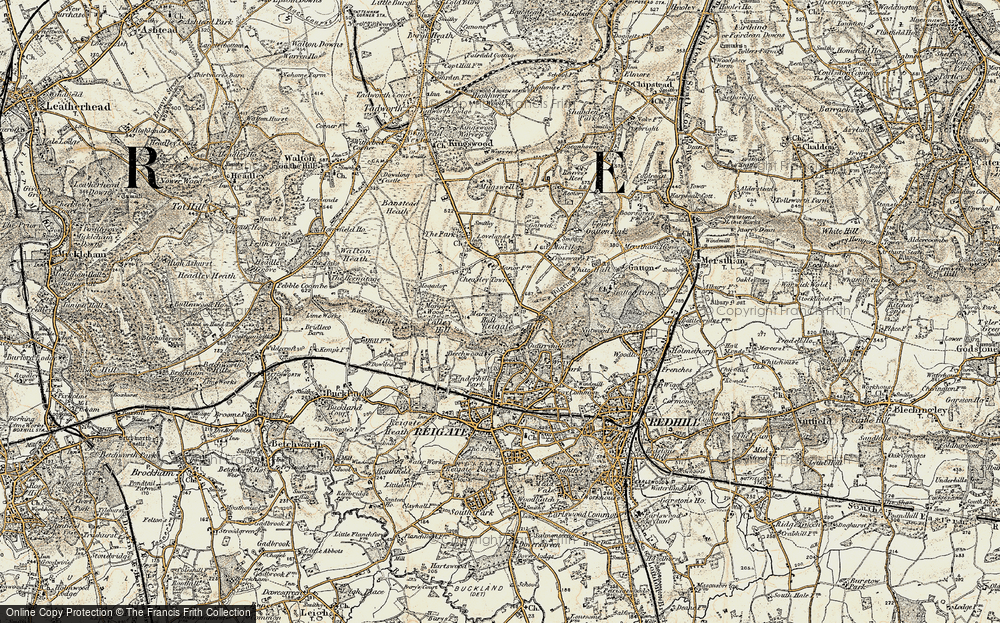 Old Map of Margery, 1898-1909 in 1898-1909