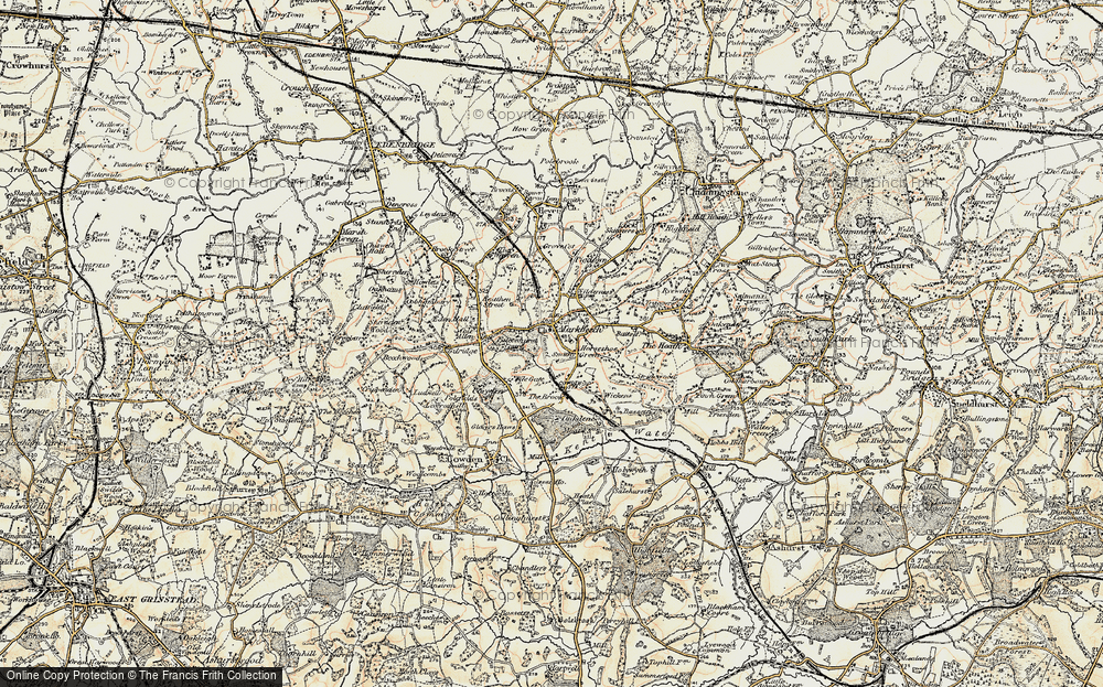 Old Map of Markbeech, 1898-1902 in 1898-1902