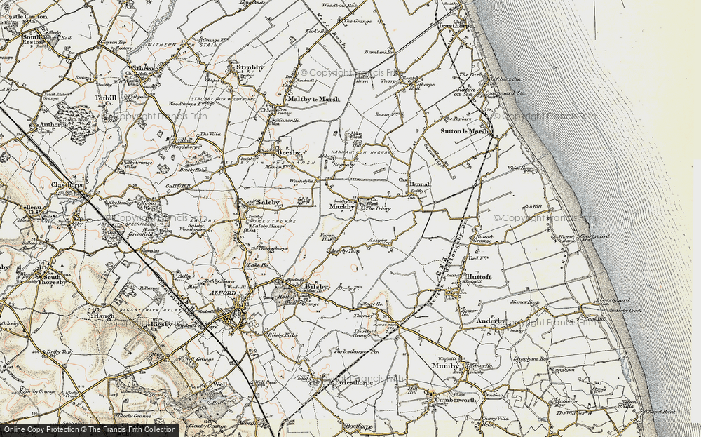 Old Map of Markby, 1902-1903 in 1902-1903