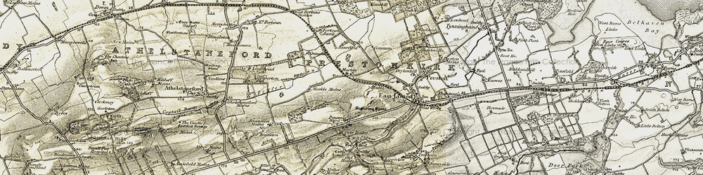Old map of Markle in 1901-1906