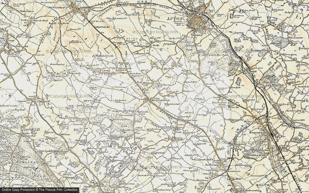 Old Map of Markyate, 1898-1899 in 1898-1899