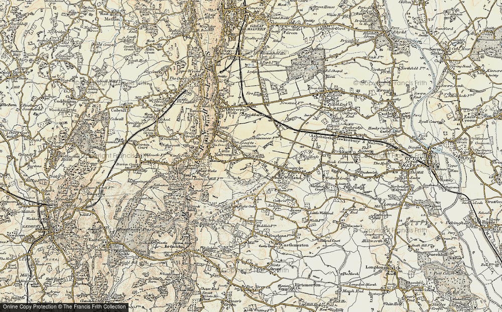 Old Map of Marl Bank, 1899-1901 in 1899-1901