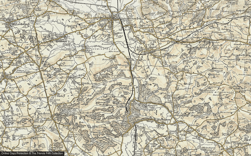 Old Map of Marlbrook, 1900-1902 in 1900-1902