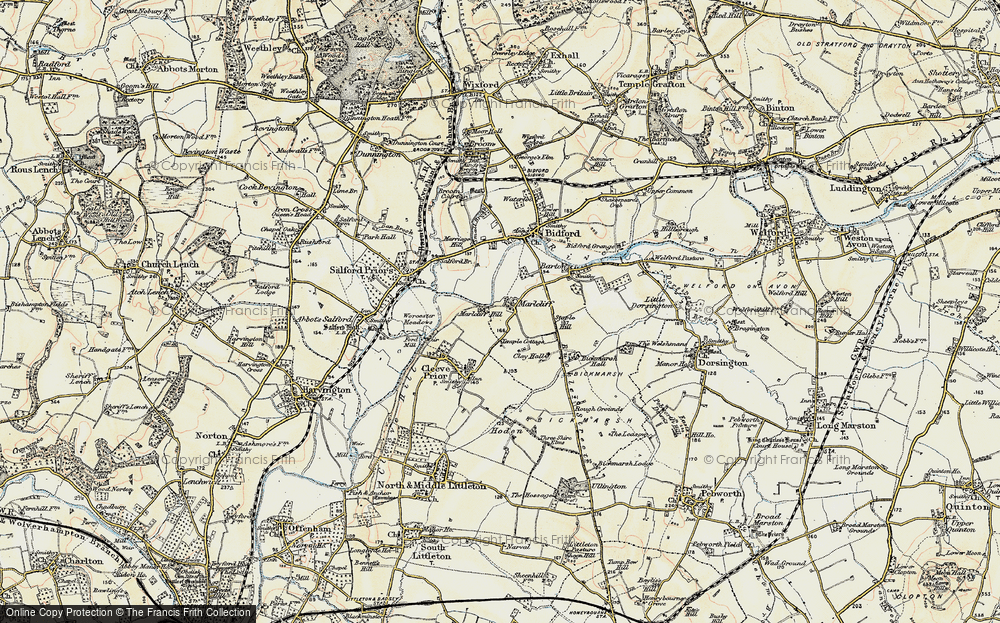 Old Map of Marlcliff, 1899-1901 in 1899-1901