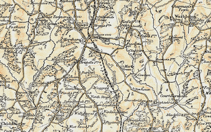 Old map of Marle Green in 1898