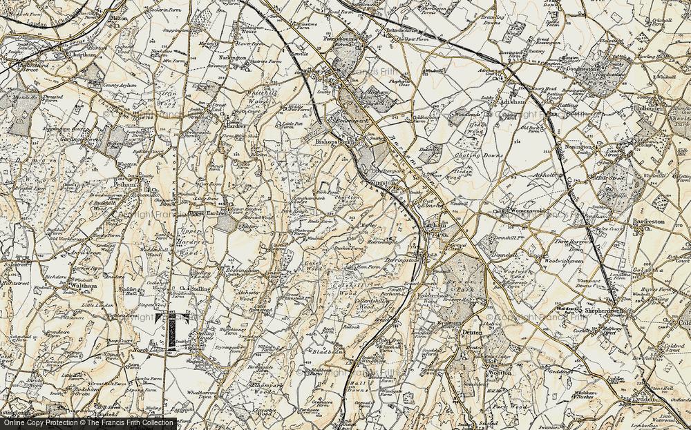 Old Map of Marley, 1898-1899 in 1898-1899