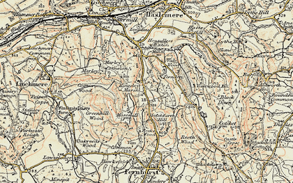 Old map of Marley Heights in 1897-1900