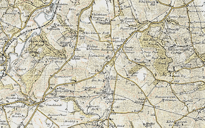 Old map of Marley Hill in 1901-1904
