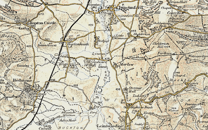 Old map of Marlow in 1901-1903