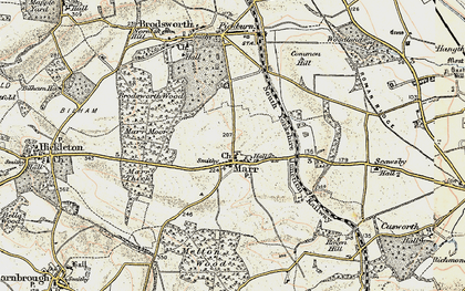 Old map of Melton Wood in 1903
