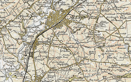 Old map of Marsden Height in 1903-1904