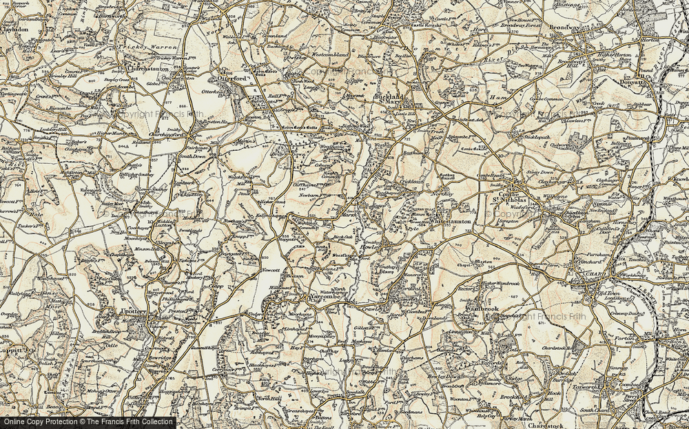 Old Map of Marsh, 1898-1900 in 1898-1900
