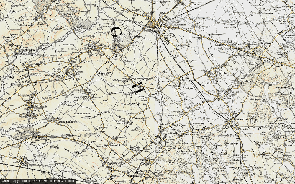 Old Map of Marsh, 1898 in 1898