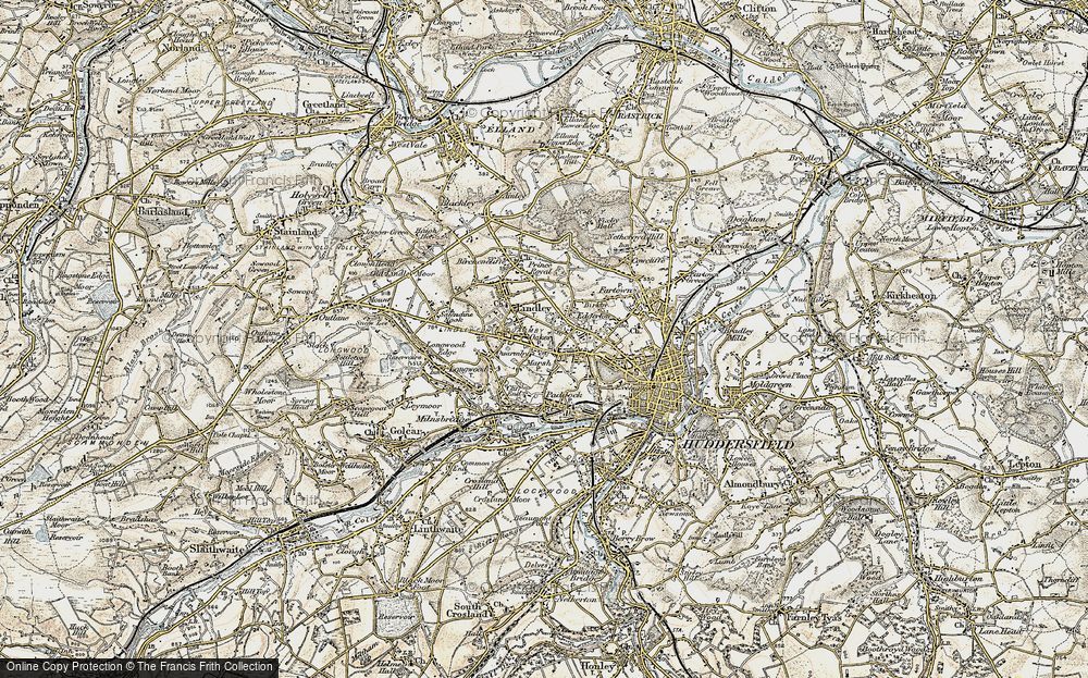 Old Map of Marsh, 1903 in 1903