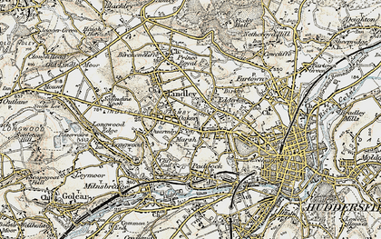 Old map of Marsh in 1903