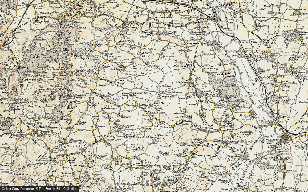 Old Map of Marsh End, 1899-1901 in 1899-1901
