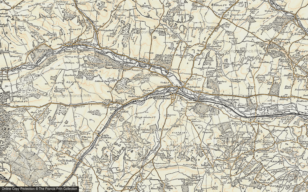Old Map of Marsh Gate, 1897-1900 in 1897-1900