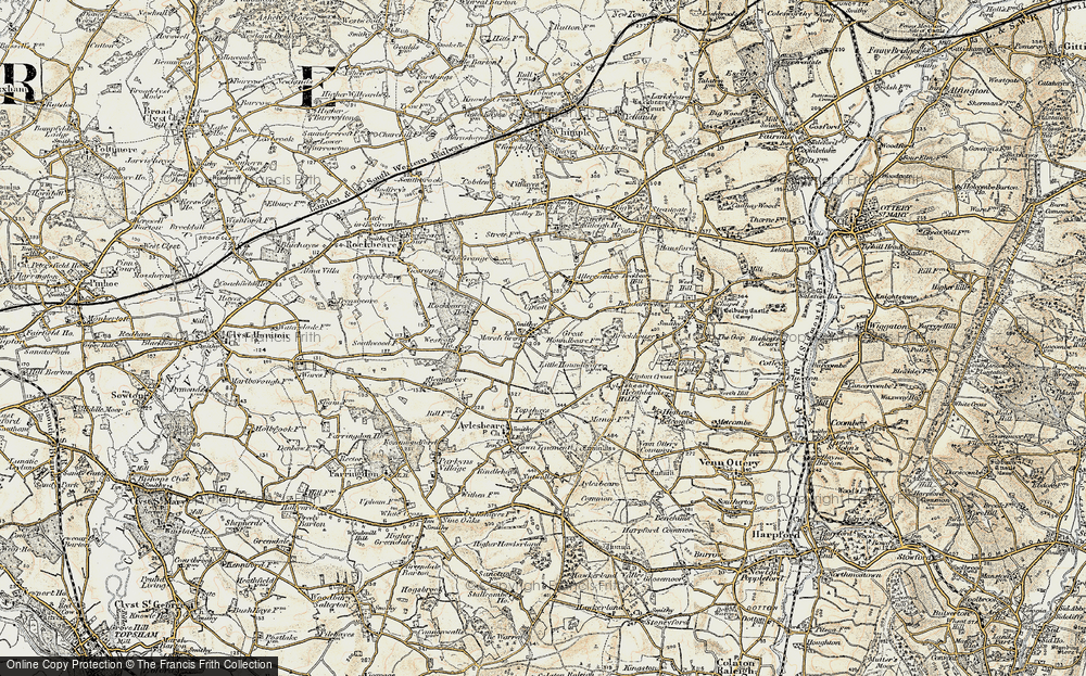 Old Map of Marsh Green, 1899 in 1899