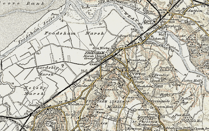 Old map of Marsh Green in 1902-1903