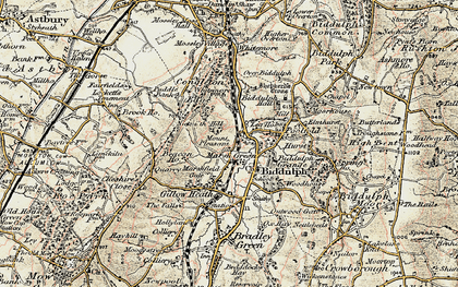 Old map of Marsh Green in 1902-1903