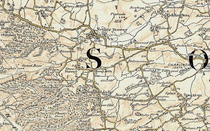 Old map of Marsh Mills in 1898-1900