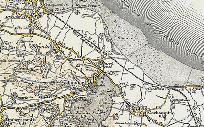 Old map of Marsh Street in 1898-1900