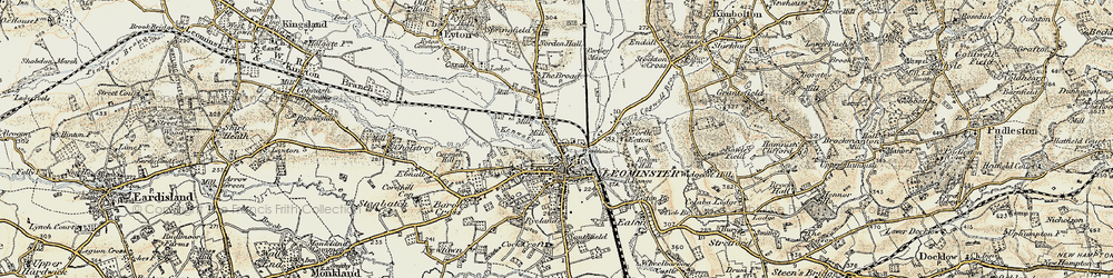 Old map of Marsh, The in 1900-1902