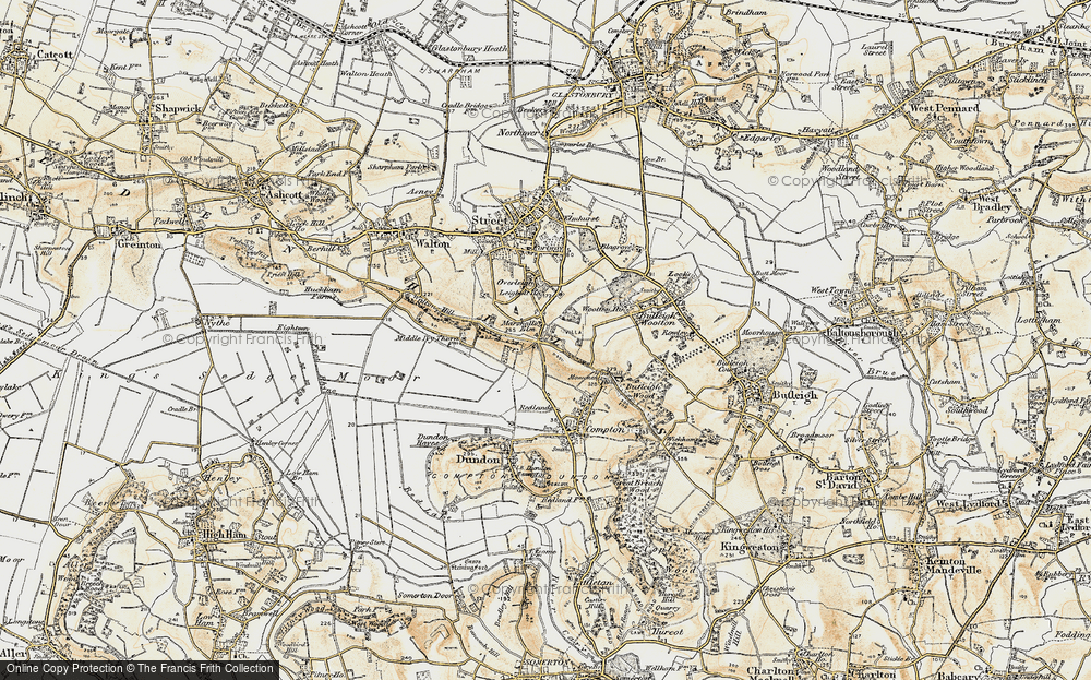 Old Map of Marshall's Elm, 1898-1900 in 1898-1900
