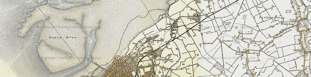 Old map of Marshside in 1902-1903