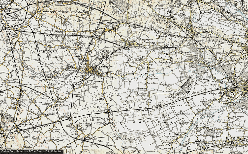 Old Map of Marsland Green, 1903 in 1903