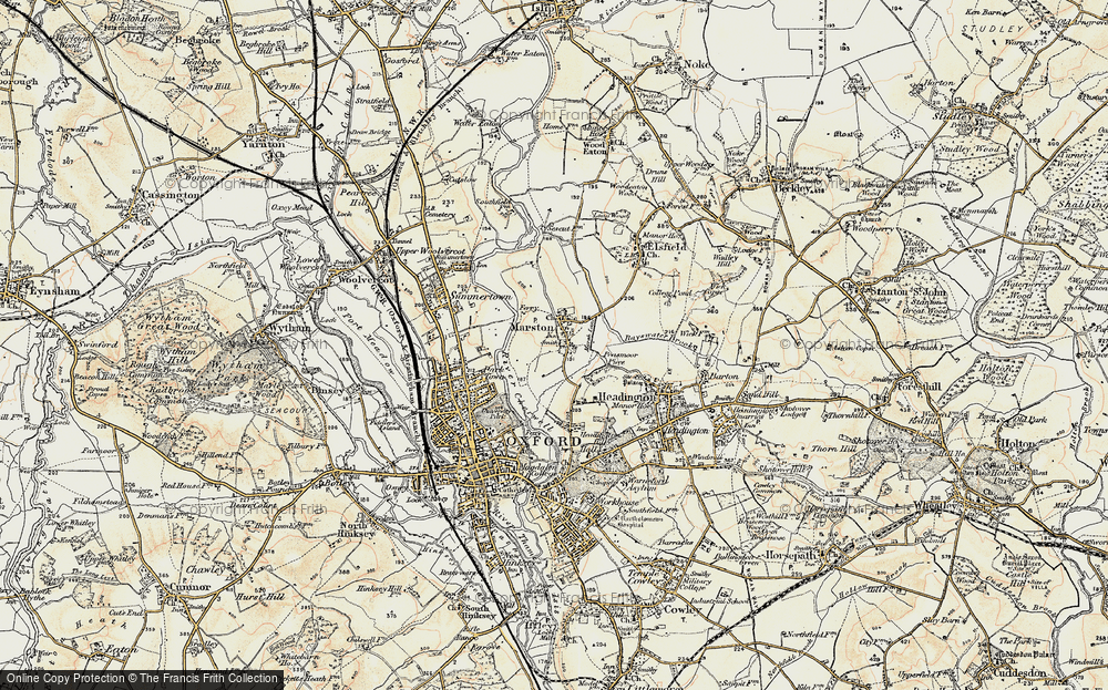 Old Map of Marston, 1898-1899 in 1898-1899