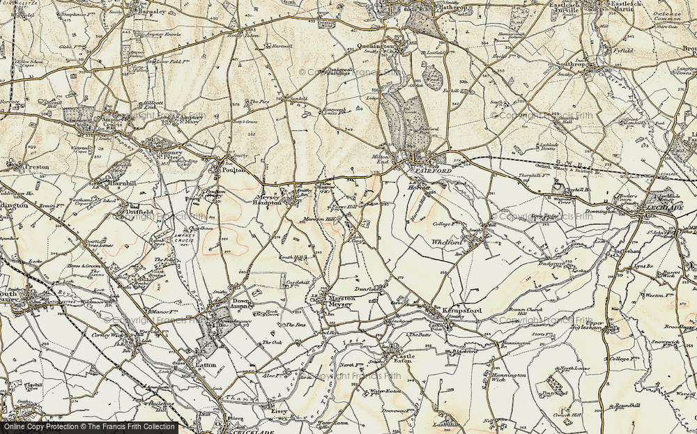 Old Map of Marston Hill, 1898-1899 in 1898-1899