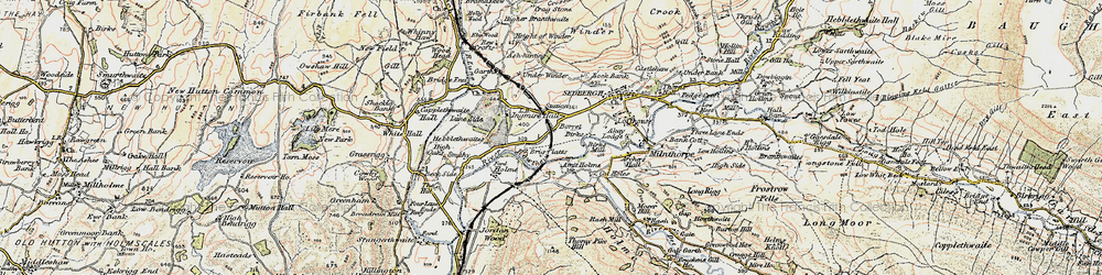 Old map of Marthwaite in 1903-1904