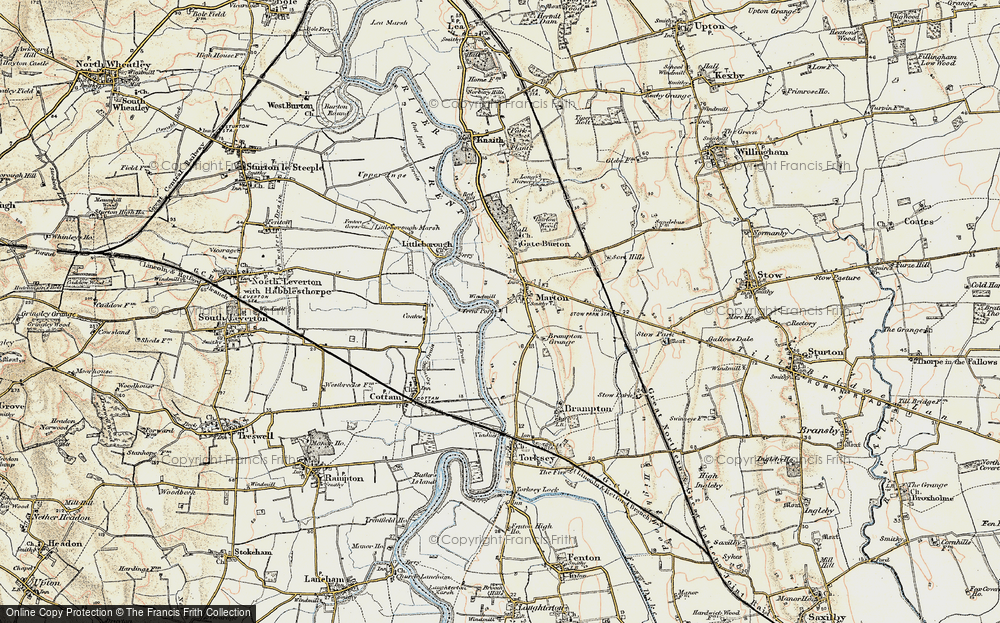 Old Map of Marton, 1902-1903 in 1902-1903