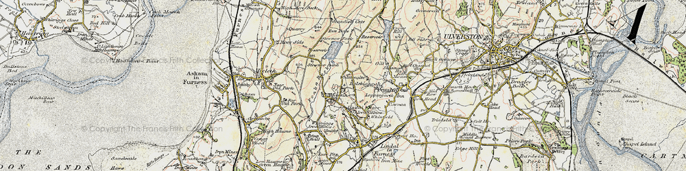 Old map of Marton in 1903-1904