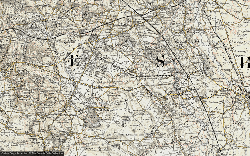 Old Map of Marton Green, 1902-1903 in 1902-1903