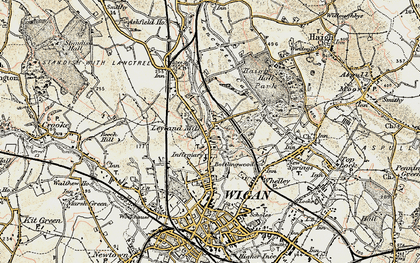 Old map of Marylebone in 1903
