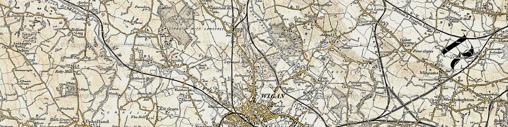 Old map of Marylebone in 1903