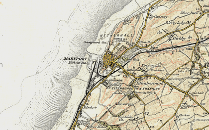 Old map of Alavna Roman Fort in 1901-1905