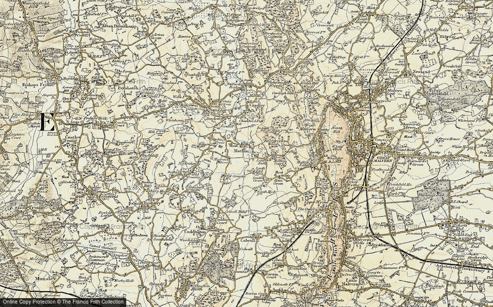 Old Map of Mathon, 1899-1901 in 1899-1901