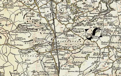 Old map of Matshead in 1903-1904