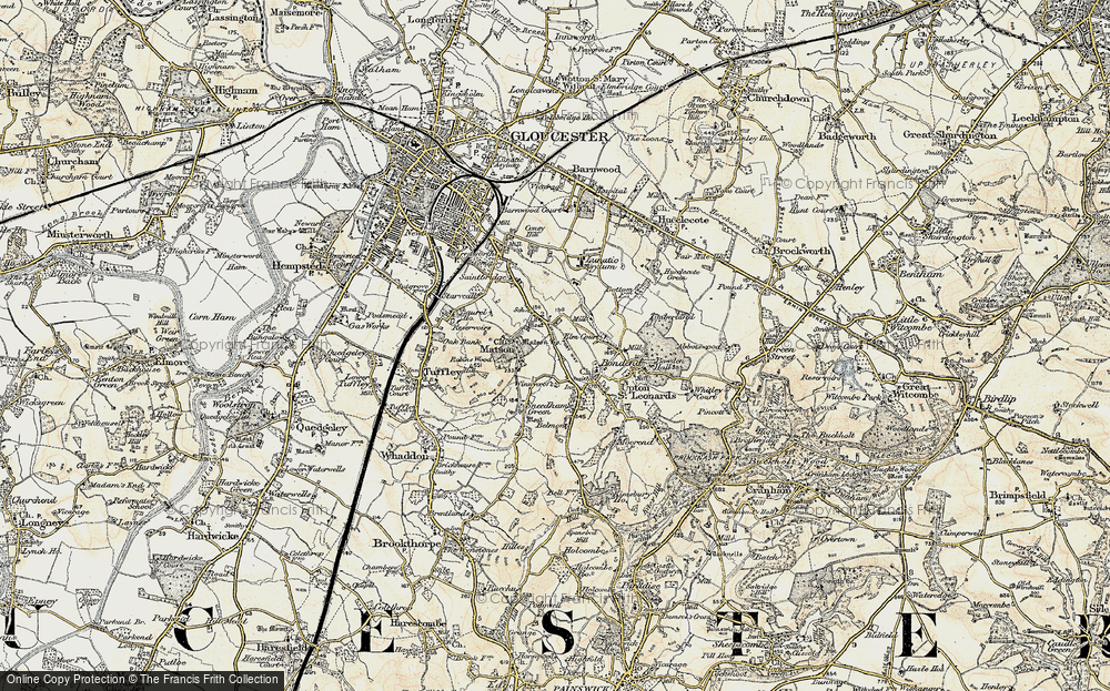 Old Map of Matson, 1898-1900 in 1898-1900