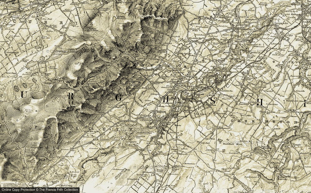 Old Map of Mauricewood, 1903-1904 in 1903-1904